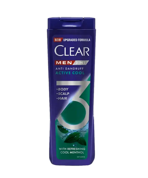 شامپو مو و بدن مردانه ضدشوره  کلیر Clear مدل Active Cool حجم 400 میلی لیتر رزاستایل۱۱۲۳۲