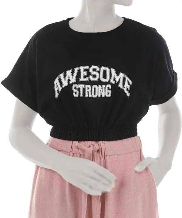 تیشرت آستین کوتاه زنانه مشکی رزاستایل ۱۱۲۶۸b