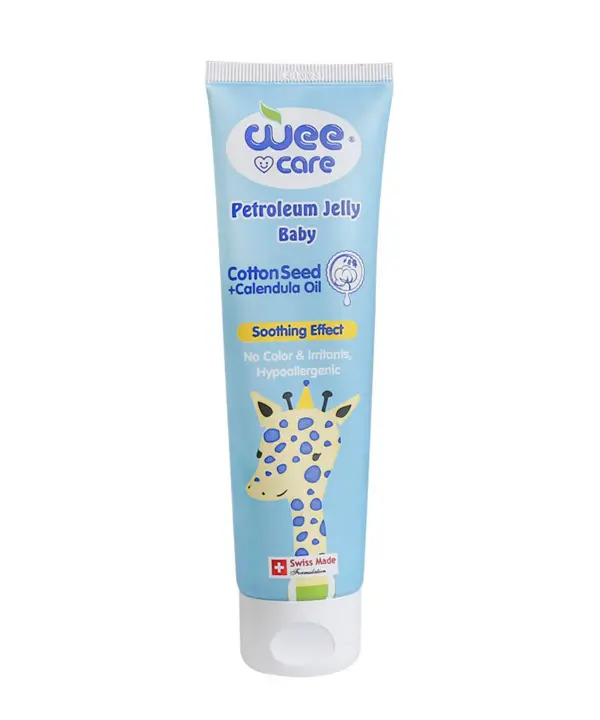 وی کر  وازلین ژله‌ای کودکان حاوی روغن پنبه دانه وی کر Wee Care وزن 100 گرم رزاستایل11485