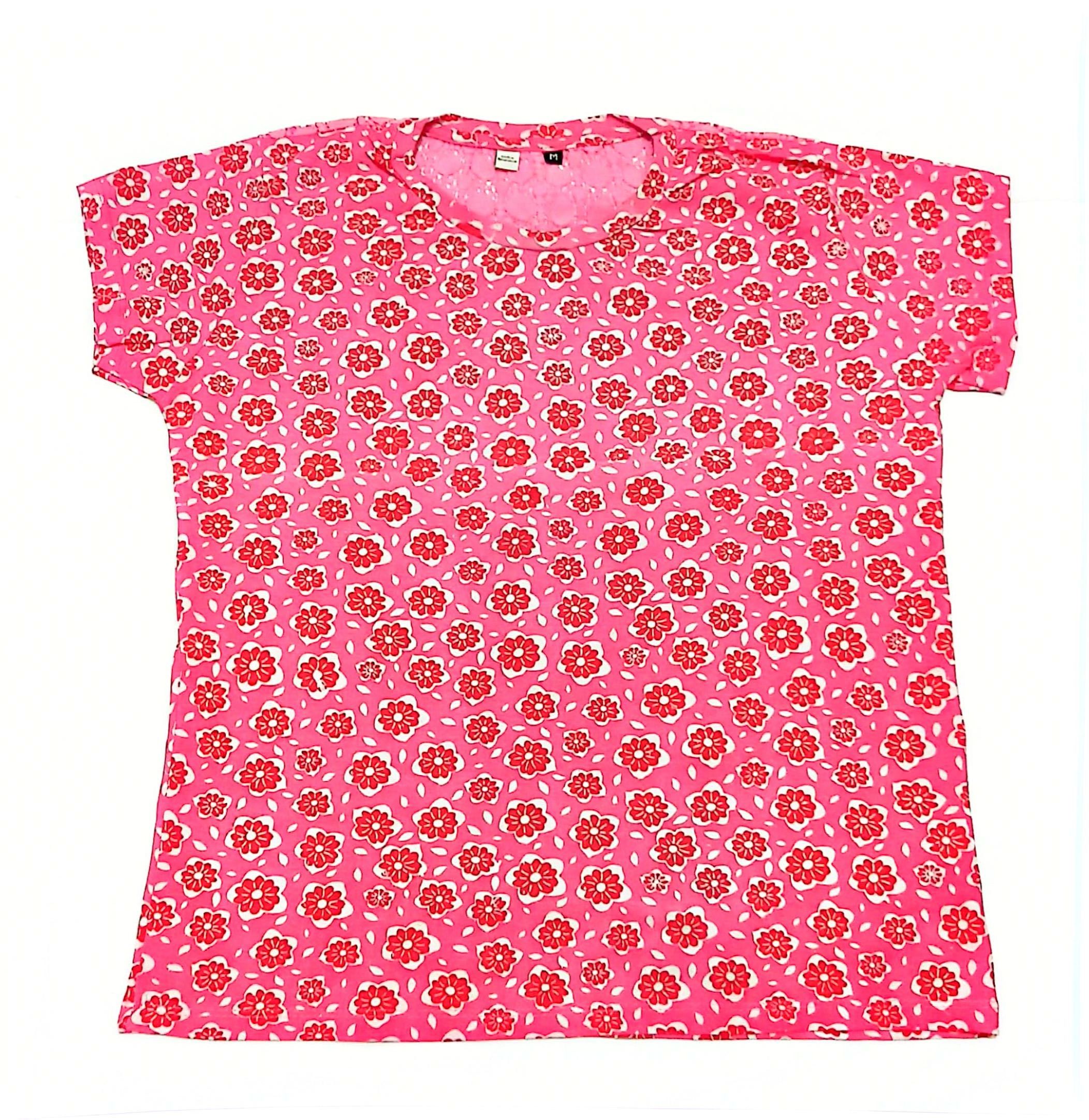 تیشرت نخ پنبه گیپوری وارداتی رزاستایل ۱۱۵۳۳c