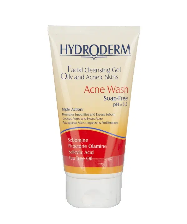 ژل شستشوی صورت هیدرودرم Hydroderm حجم 150میلی لیتر رزاستایل۱۱۴۴۰