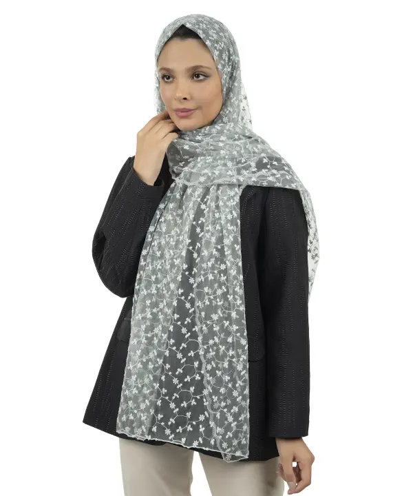 شال تمام تور گیپوری مجلسی رزاستایل۱۱۶۱۳a