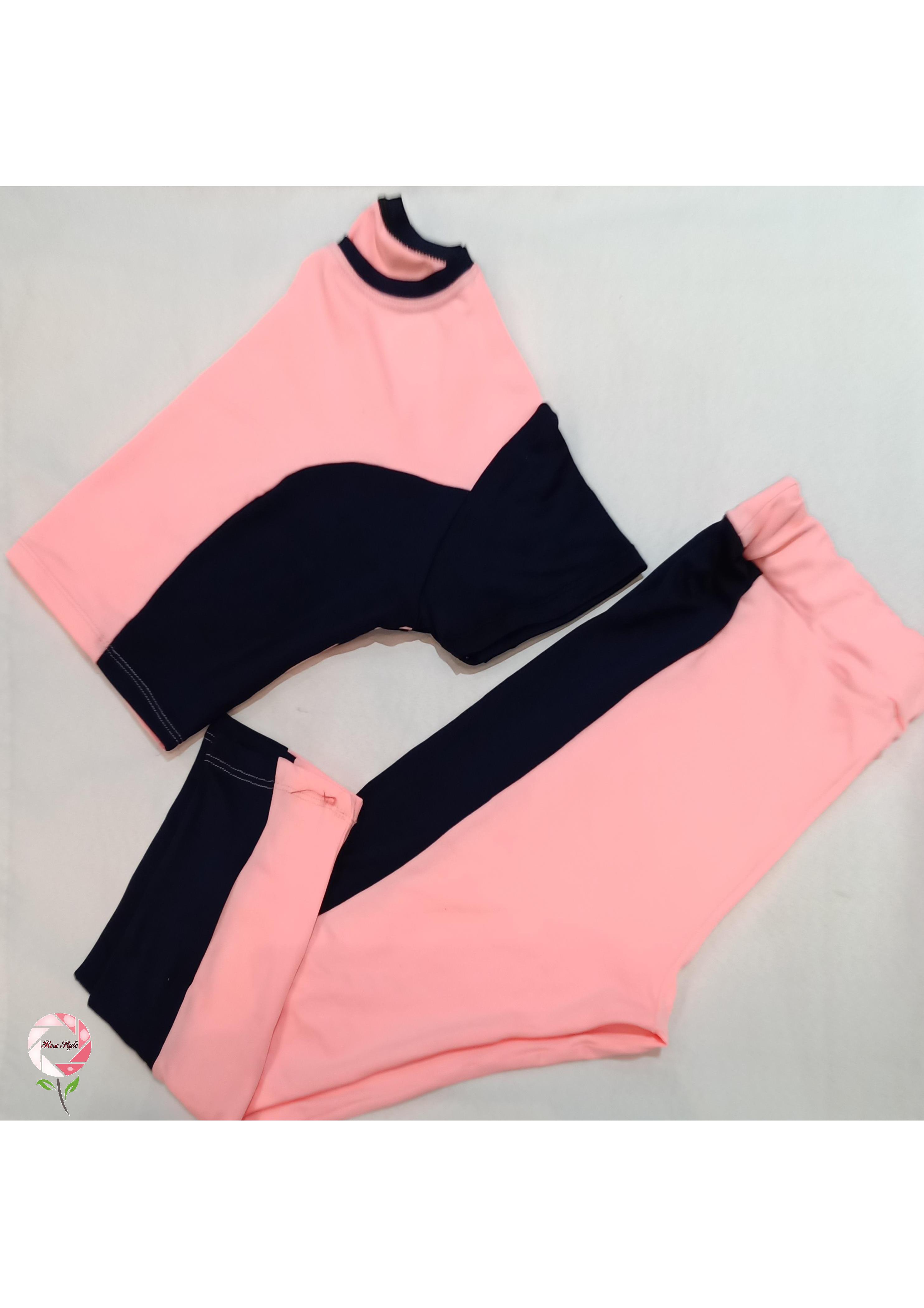 ست تاپ و شلوار ورزشی فلامنت کشی رزاستایل۱۱۳۶۱