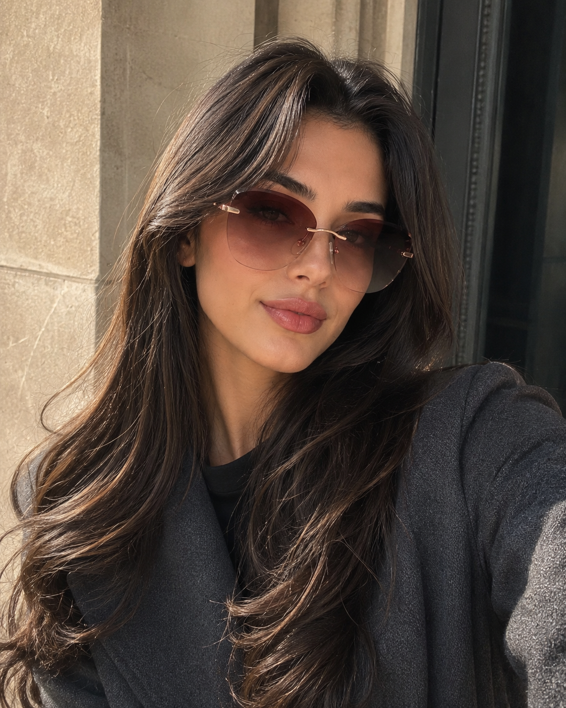 عینک آفتابی زنانه وارداتی اروپایی uv400 رزاستایل ۱۱۵۹۳g