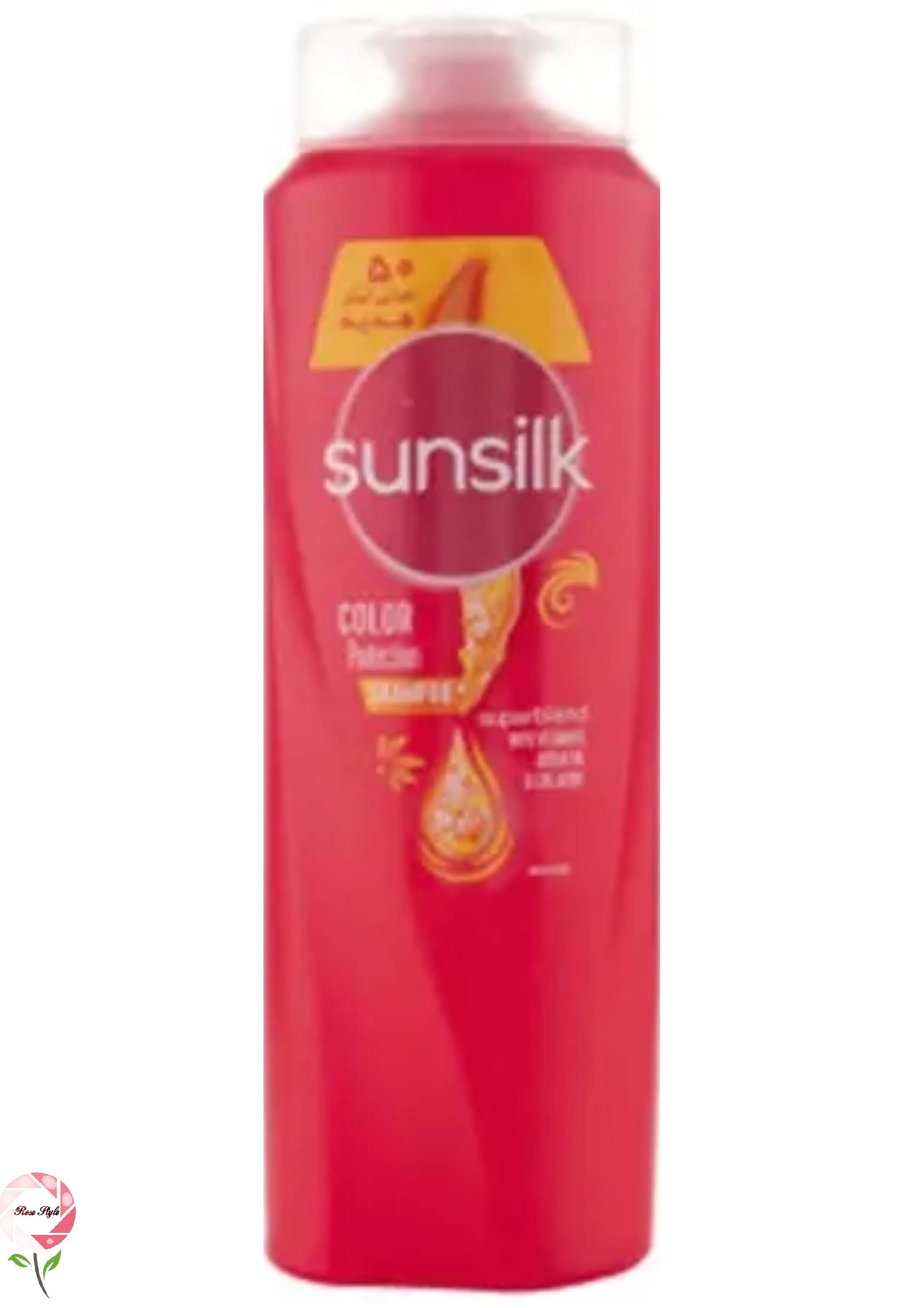 شامپو سان سیلک Sunsilk مناسب موهای رنگ شده حجم 650 میلی لیتر🛁رزاستایل1185