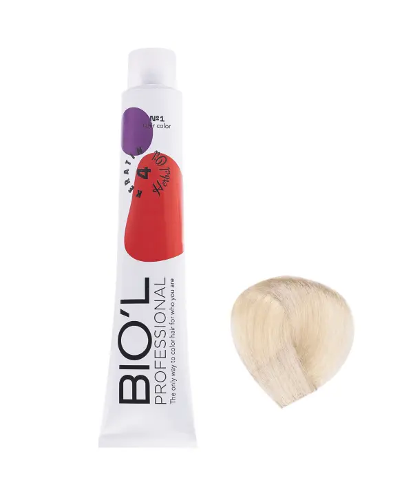 رنگ مو بیول BIO’L سری سوپر بلوند حجم 100 میلی لیتر رزاستایل11377e