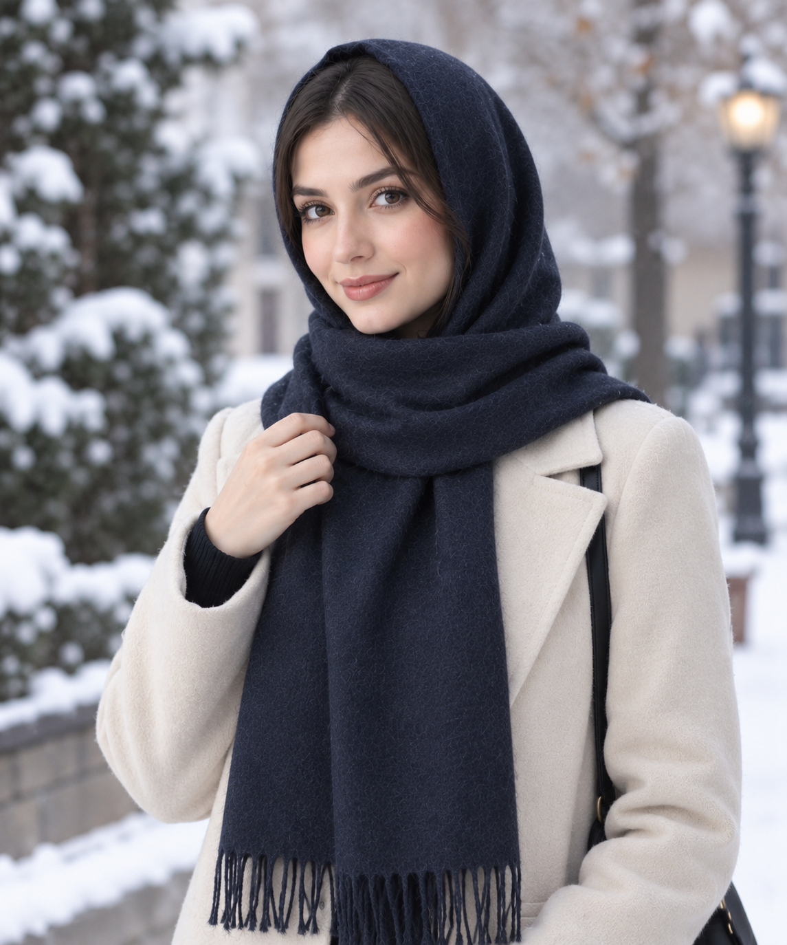 شال زمستانه زنانه رزاستایل ۱۱۵۶۷
