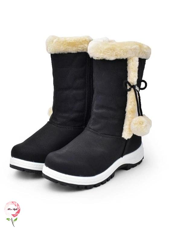 بوت زنانه پاما مشکی رزاستایل11303