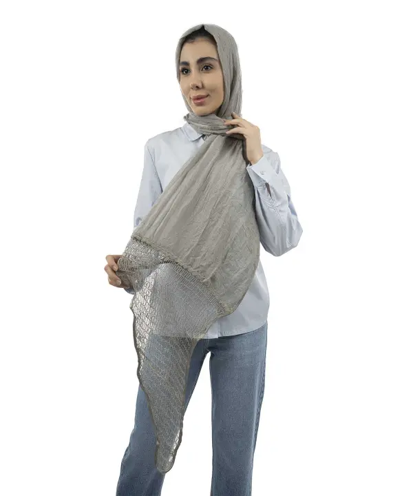 شال نخی طرحدار زنانه رزاستایل ۱۱۶۱۱b