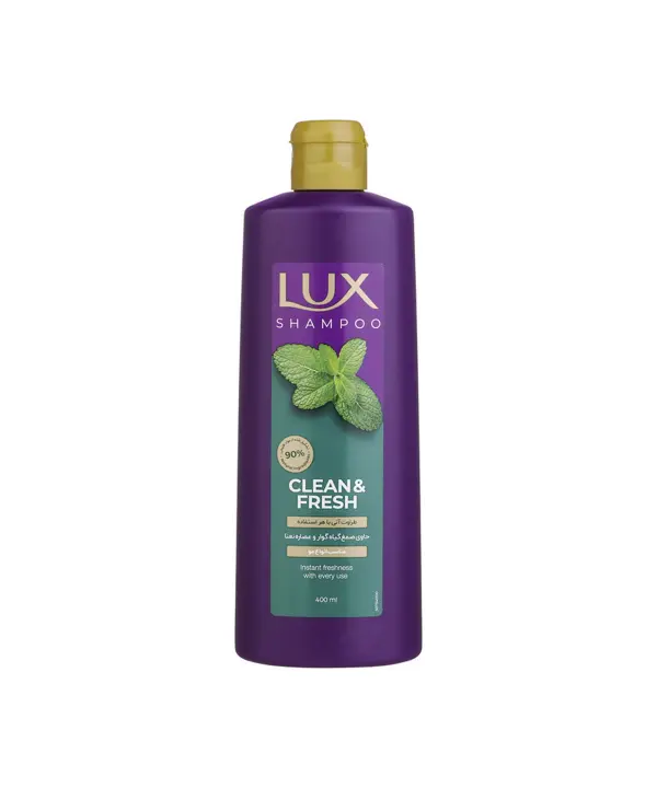 شامپو لوکس Lux مناسب انواع مو حجم 400 میلی لیتر رزاستایل۱۱۲۳۵