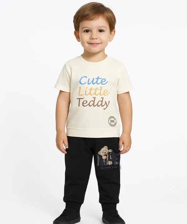 تيشرت و شلوار بچگانه نيل كوك رزاستایل11483