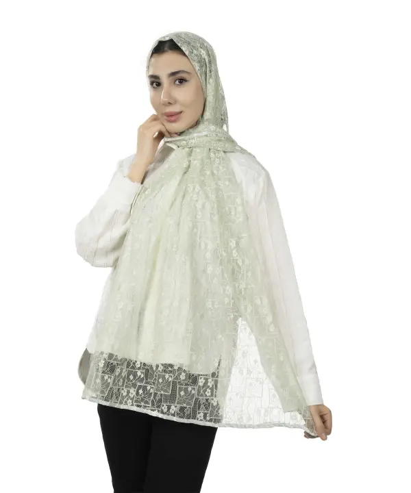 شال تمام تور گیپوری مجلسی رزاستایل۱۱۶۱۳c