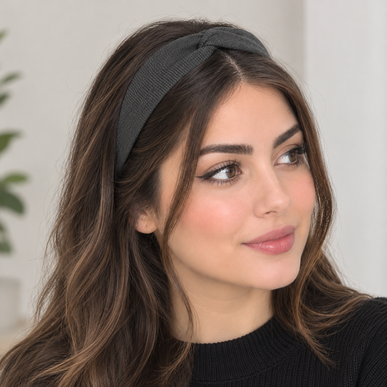 هدبند زنانه کبریتی مدل گره ای رزاستایل ۱۱۶۶۹f