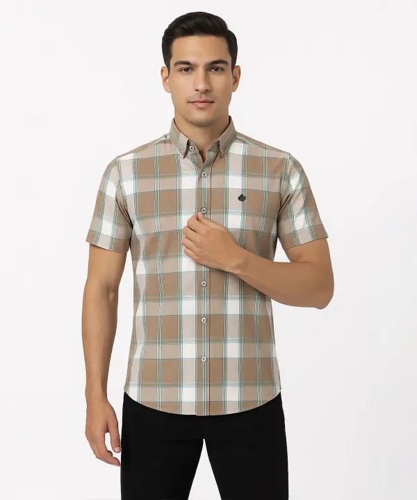 پیراهن آستین کوتاه مردانه برند پی لس رزاستایل۱۱۳۳۲