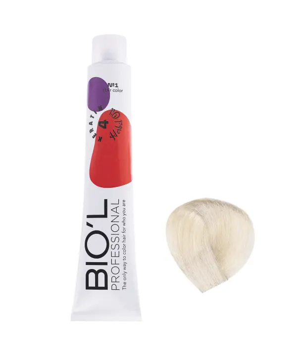 رنگ مو بیول BIO’L سری سوپر بلوند حجم 100 میلی لیتر رزاستایل۱۱۳۷۷d