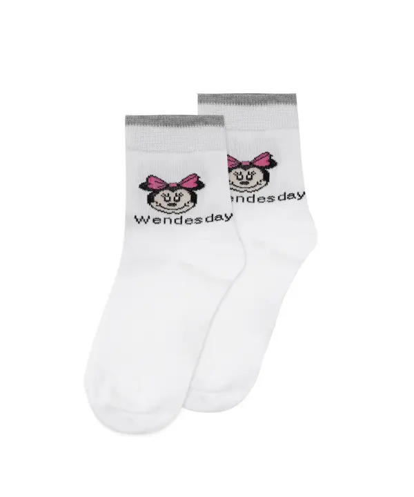 جوراب ساق بلند دخترانه رزاستایل11343