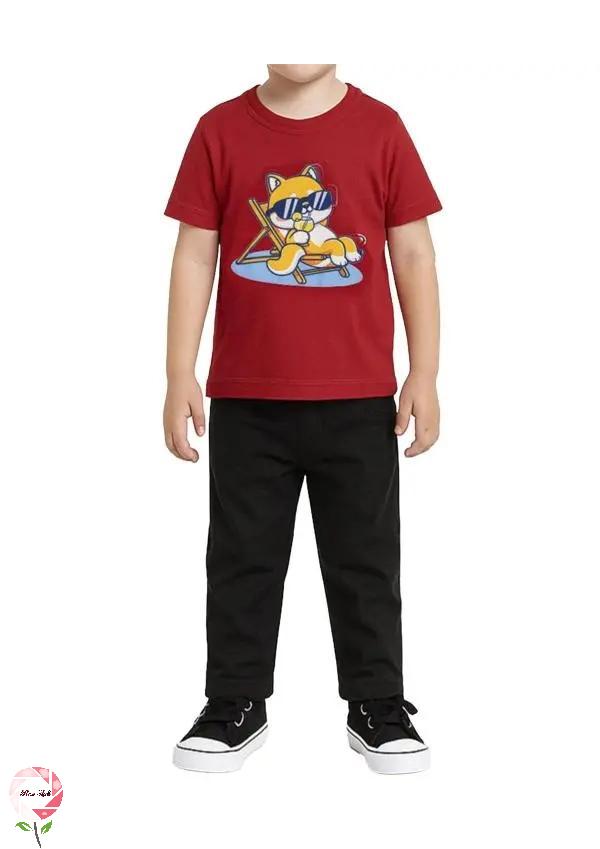 تيشرت و شلوار بچگانه نيل كوك رزاستایل 11263C