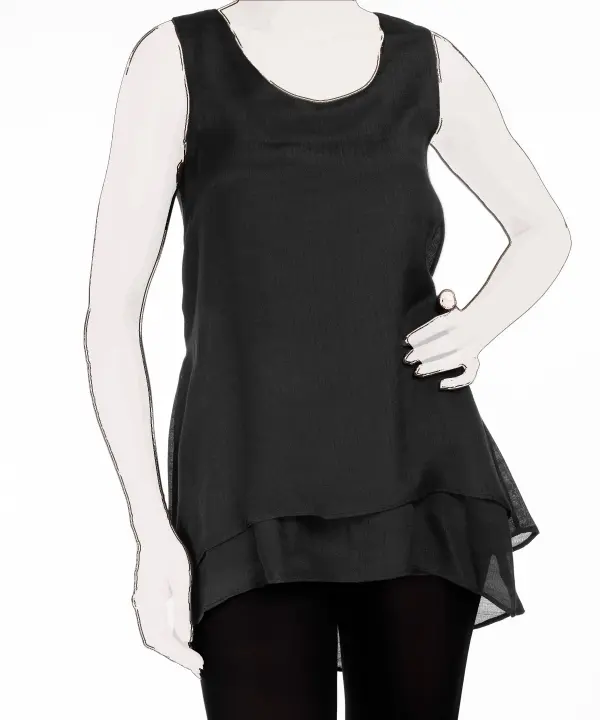 تاپ زنانه دوتیکه حریر برند جوتی جینز رزاستایل۱۱۵۸۳