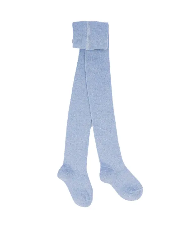 جوراب شلواری دخترانه آبی روشن رزاستایل 11475a