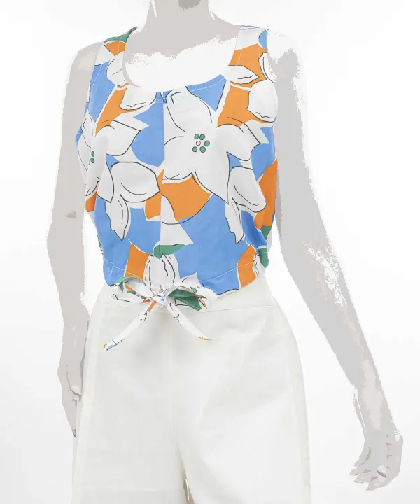 تاپ لینن زنانه رزاستایل۱۱۳۳۴a