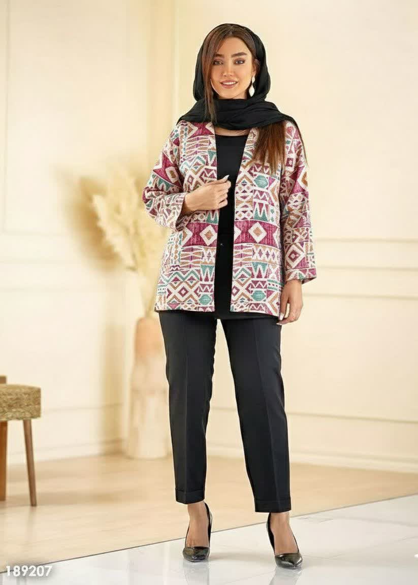 کت زنانه طرحدار رزاستایل ۱۱۵۷۸a