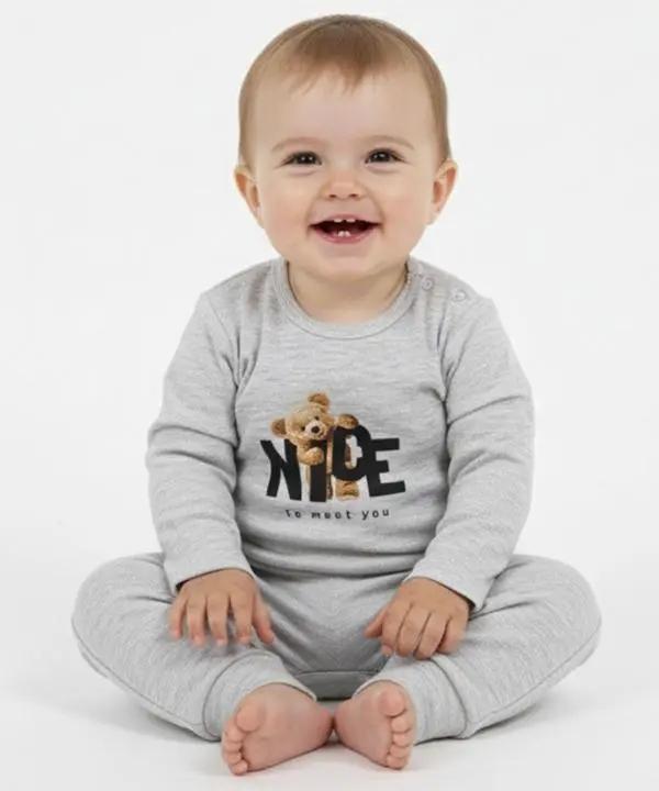 ست بادي و شلوار نوزادی نيل كوك رزاستایل۱۱۴۷9t