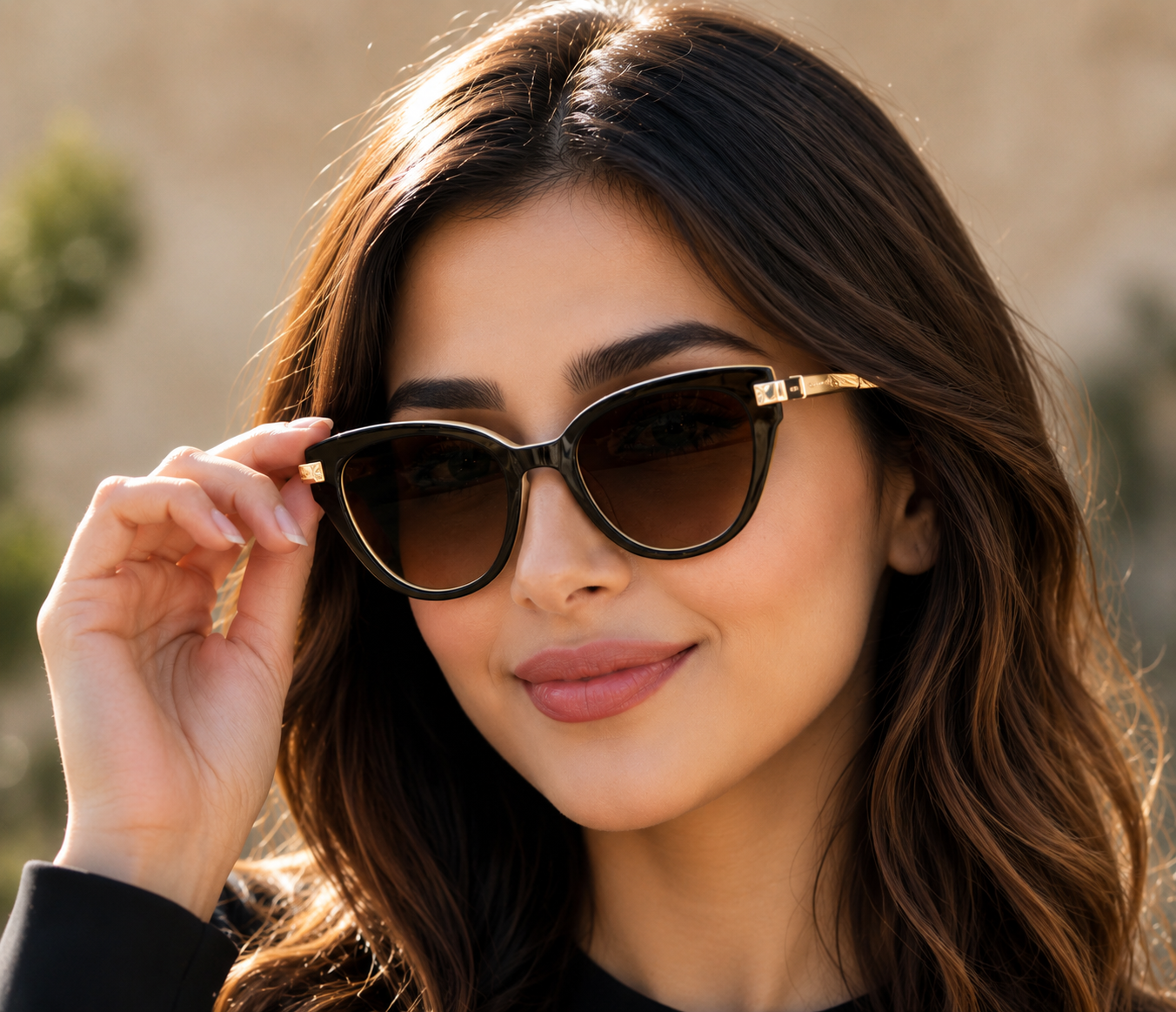 عینک آفتابی زنانه وارداتی اروپایی uv400 رزاستایل ۱۱۵۹۳e