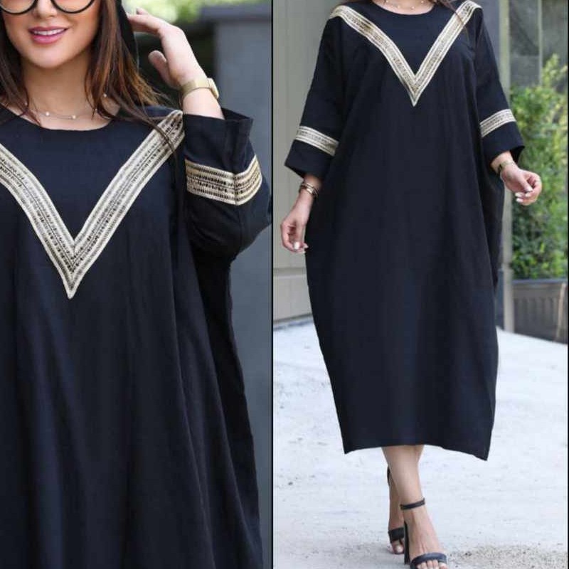 مانتو مشکی کفتان رزاستایل ۱۱۵۹۲