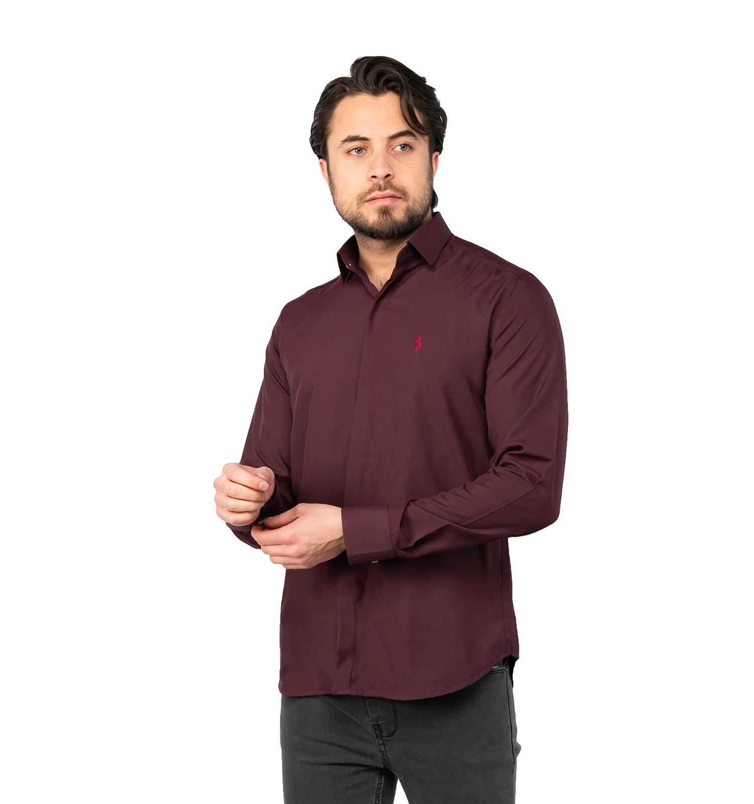 پیراهن آستین بلند مردانه برند FASHION رزاستایل11383