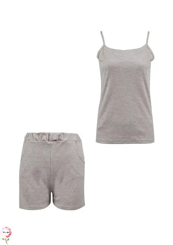 ست تاپ و شلوارک زنانه نیل کوک Nilkouk رزاستایل۱۱۲۷۸