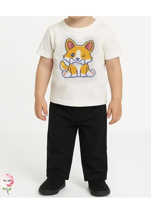 تيشرت و شلوار بچگانه نيل كوك رزاستایل 11263d