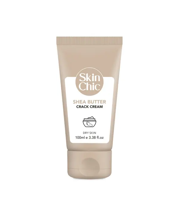 کرم ضد ترک پا اسکین شیک Skin Chic حاوی شی باتر حجم 100 میلی لیتر رزاستایل۱۱۵۴۳