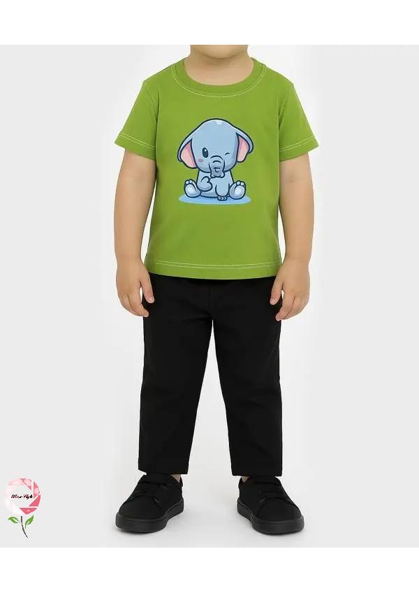 تيشرت و شلوار بچگانه نيل كوك رزاستایل۱۱۲۶۳a