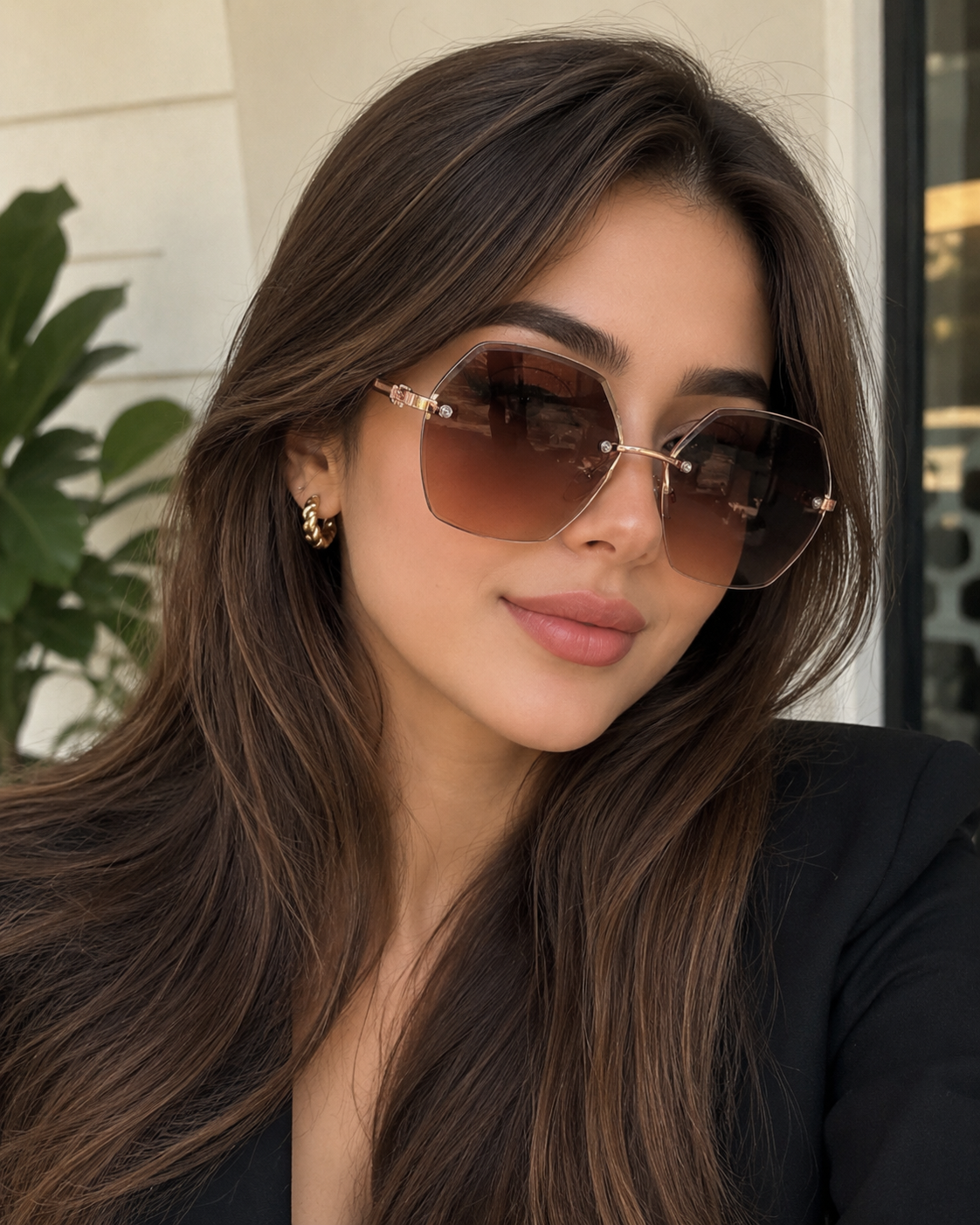 عینک آفتابی زنانه وارداتی اروپایی uv400 رزاستایل ۱۱۵۹۳s