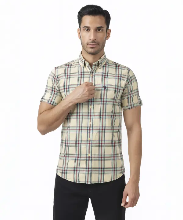 پیراهن آستین کوتاه مردانه برند پی لس رزاستایل۱۱۲۶۶